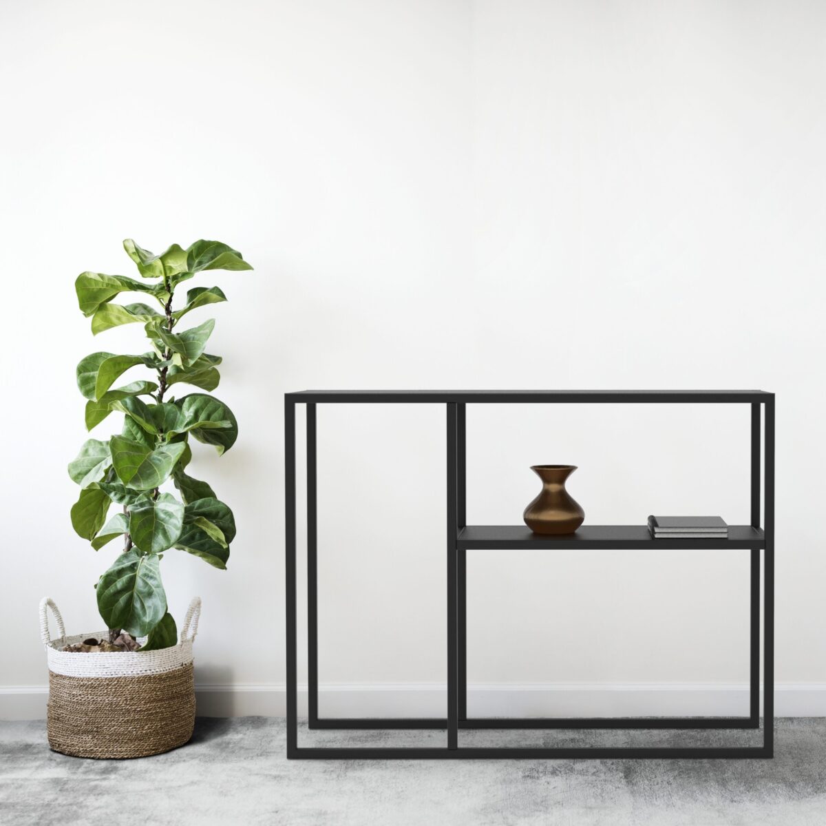 Lacerta - Konsole - Metalowe Dekoracje - Abiel - Akcesoria Metalowe do Salonu - Loft - Meble Loftowe - Salon - Przedpokój