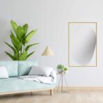 Lynx - Lustra - Lusto nieregularne w ramie - Metalowe Dekoracje - Abiel - Akcesoria Metalowe do Salonu - Loft - Meble Loftowe