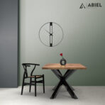 Fang - Pająk - Stół do jadalni- Dębowy blat - Kuchnia - Metalowe Dekoracje - Abiel - Akcesoria metalowe do Salonu - Meble Loft