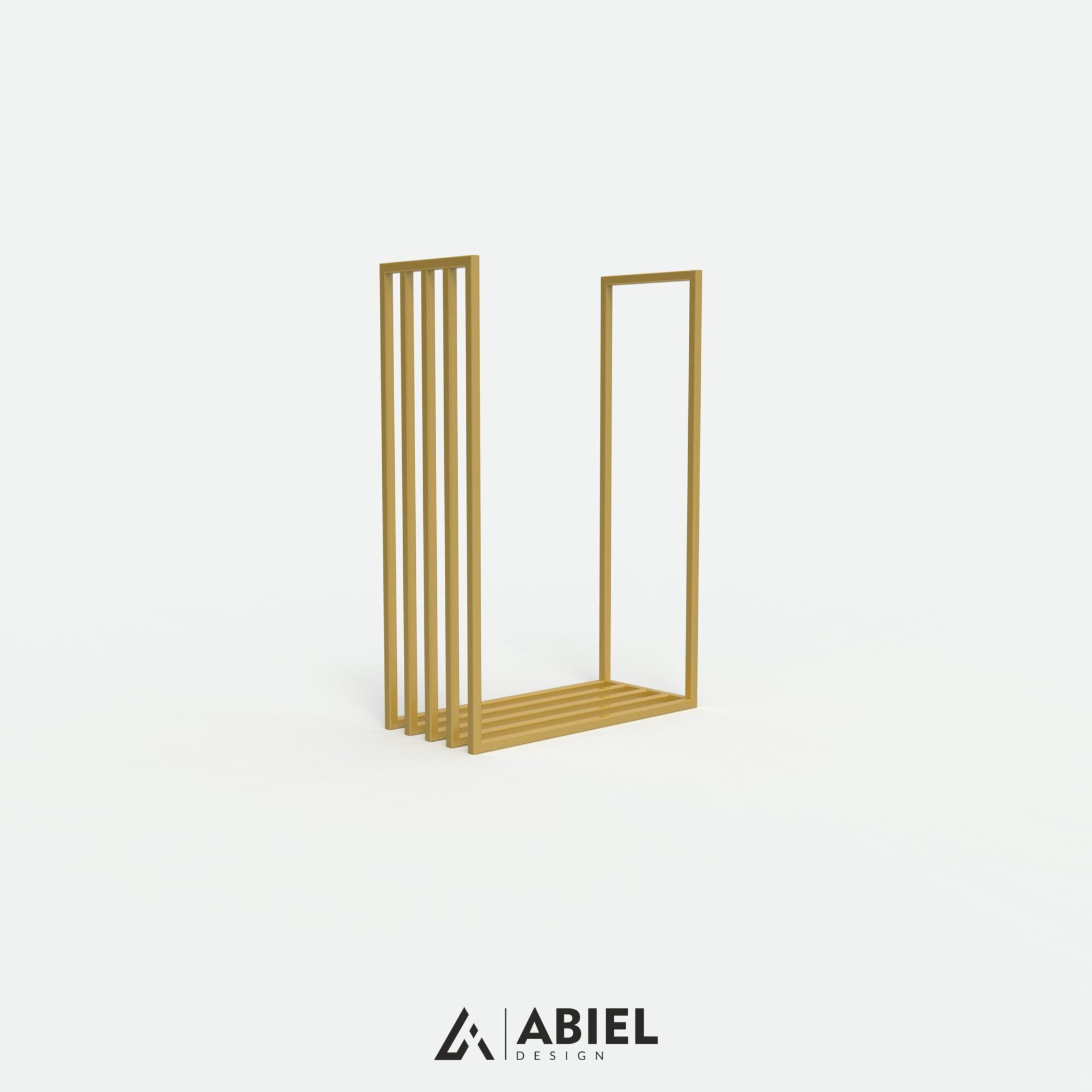 Achernar - Stojak na drewno - Metalowy stojak- Metalowe Dekoracje - Abiel - Akcesoria metalowe do salonu - Loft - Meble Loftowe