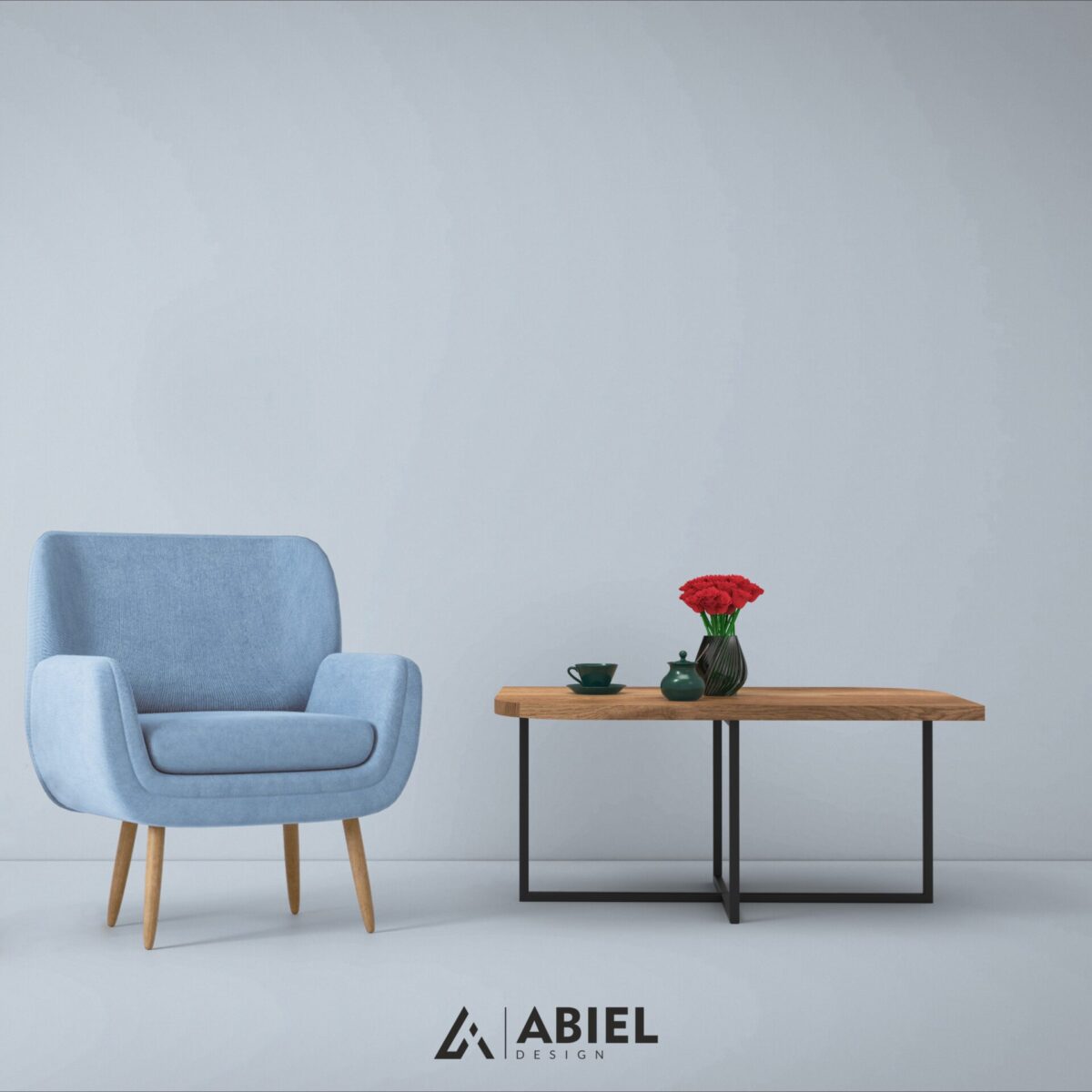 Almach - Ława kawowa - Stolik loft - Metalowe Dekoracje - Abiel - Akcesoria metalowe do wnętrz - Meble metalowe - Nowoczesne dekoracje