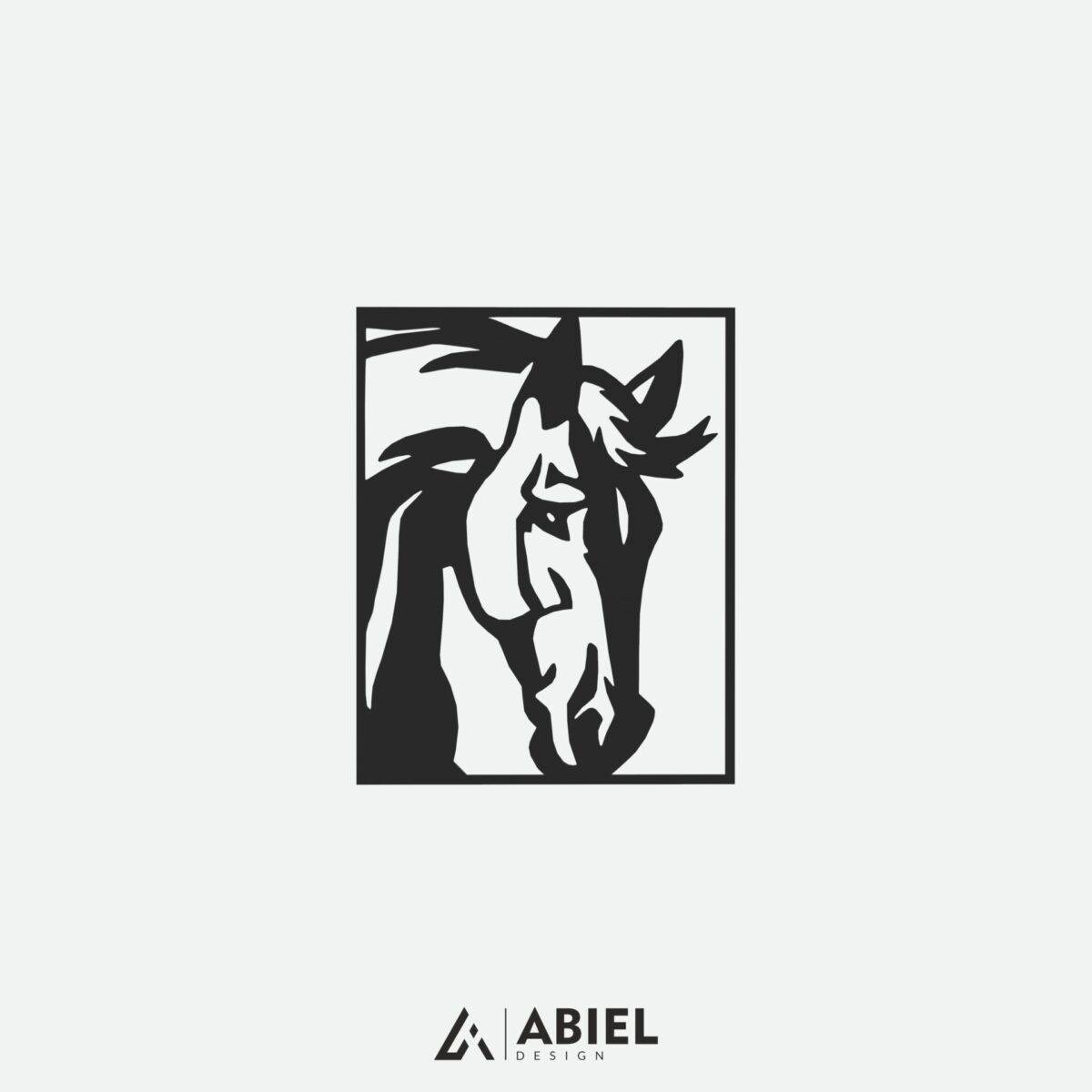 Koń - Dekoracje ścienne - Obraz metalowy - Dekoracje metalowe - Abiel - Akcesoria metalowe do wnętrz - Dekoracje wycinane laserowo
