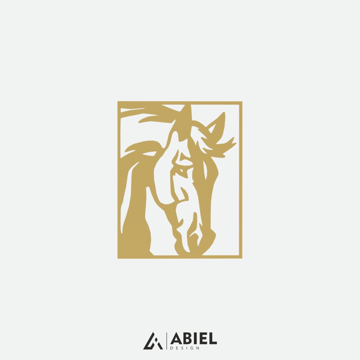 Koń - Dekoracje ścienne - Obraz metalowy - Dekoracje metalowe - Abiel - Akcesoria metalowe do wnętrz - Dekoracje wycinane laserowo