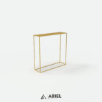 Sarin - Konsola - Metalowe Dekoracje - Abiel - Akcesoria Metalowe do Salonu - Loft - Meble Loftowe - Salon - Przedpokój