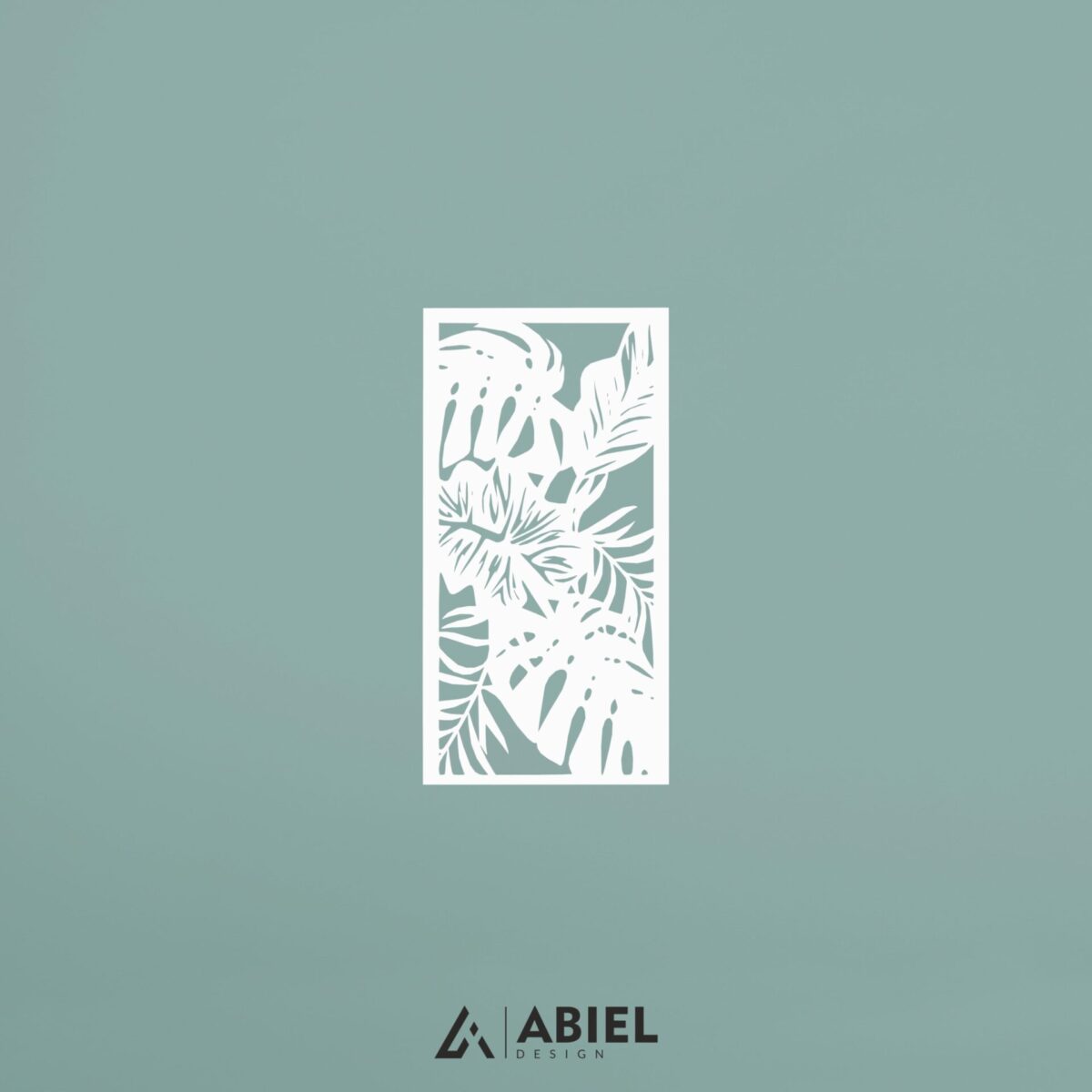 Liście tropikalne - Dekoracje ścienne - Obraz metalowy - Dekoracje metalowe - Abiel - Akcesoria metalowe do domu - Dekoracje wycinane laserowo