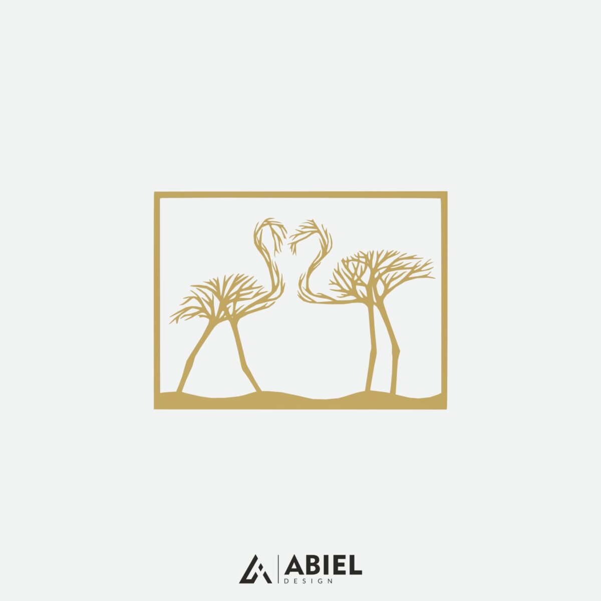 Zakochane flamingi -Dekoracje ścienne - Obraz metalowy - Dekoracje metalowe - Abiel - Akcesoria metalowe do wnętrz - Dekoracje wycinane laserowo