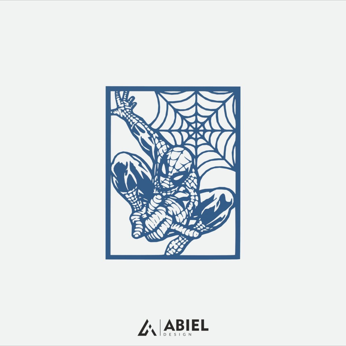 Spider - Man -Dekoracje ścienne - Obraz metalowy - Dekoracje metalowe - Abiel - Akcesoria metalowe do wnętrz - Dekoracje wycinane laserowo