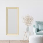 Arktur - Lustro w ramie - Lustro prostokątne - Metalowe Dekoracje - Abiel - Akcesoria metalowe - Loft - Meble Loft