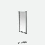 Arktur - Lustro w ramie - Lustro prostokątne - Metalowe Dekoracje - Abiel - Akcesoria metalowe - Loft - Meble Loft