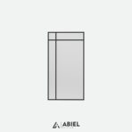 Furud - Lustro w ramie - Lustro prostokątne - Metalowe Dekoracje - Abiel - Akcesoria metalowe - Loft - Meble Loft